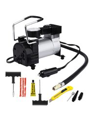 Метален компресор и кит за залепване на гума