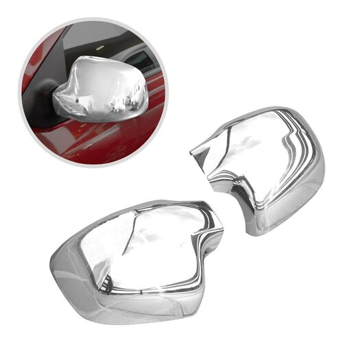 Комплект хромирани капачки за огледала, за Dacia Logan II (2012 - 2019), 2 броя
