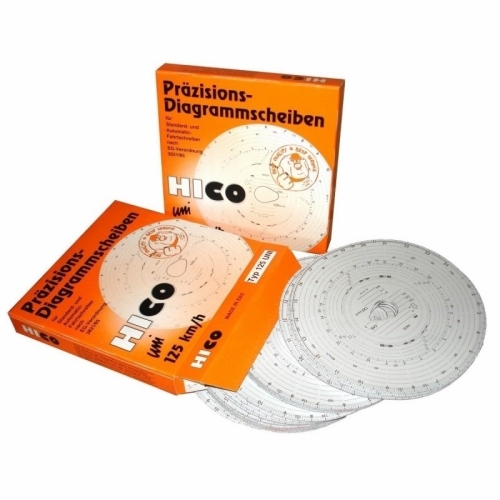 Тахографски тахо шайби Hico 125 км/ч - 100 бр